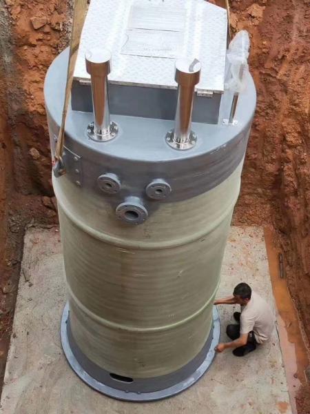 澳大利亚峨眉山一体化提升泵安装